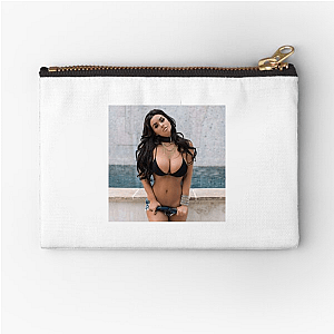 Abigail Ratchford Curves And Confidence Abigail Ratchford Zipper Pouches
