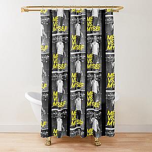 Me vs Myself A Boogie wit Da Hoodie Album Poster  Shower Curtain