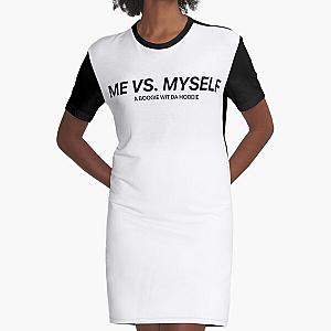 Me vs Myself A Boogie wit Da Hoodie Album Poster  Graphic T-Shirt Dress