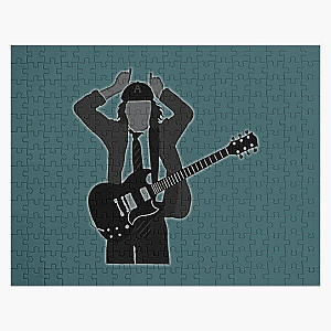 angus young acdc minimalistic Jigsaw Puzzle RB2811