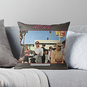Frist Retro Albums Cover     acdc Poster Throw Pillow RB2811