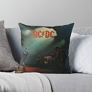 The Cover Albums Musical     acdc Poster Throw Pillow RB2811