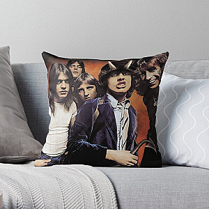 Alternative Cover Album     acdc Poster Throw Pillow RB2811