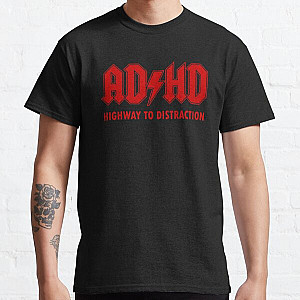 ADHD - ACDC joke Classic T-Shirt RB2811