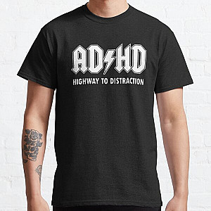 ADHD - ACDC pun Classic T-Shirt RB2811