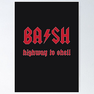 Linux bash &amp; ACDC Poster RB2811