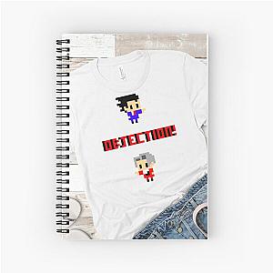 Ace Attorney Shirt, Ace Attorney T Shirt, Ace Attorney Wiki T Shirt, Ace Attorney Blue Badger T Shirt Spiral Notebook