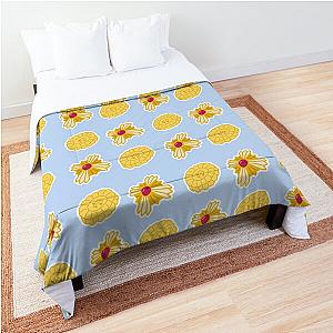 Ace Attorney Defense and Prosecutor Badge Pattern Comforter