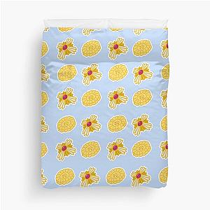 Ace Attorney Defense and Prosecutor Badge Pattern Duvet Cover