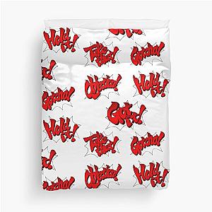 Ace Attorney Speech Bubbles Duvet Cover