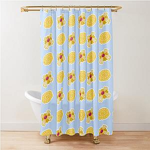 Ace Attorney Defense and Prosecutor Badge Pattern Shower Curtain