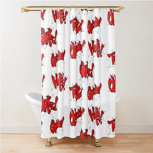 Ace Attorney Speech Bubbles Shower Curtain