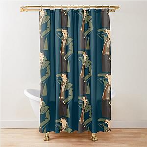 Ace Attorney Detective Gumshoe   Shower Curtain