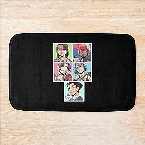 Ace attorney characters active Bath Mat