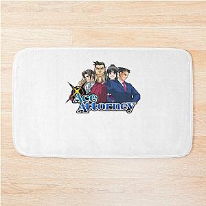 Ace Attorney logo Bath Mat