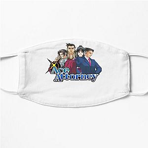 Ace Attorney logo Flat Mask