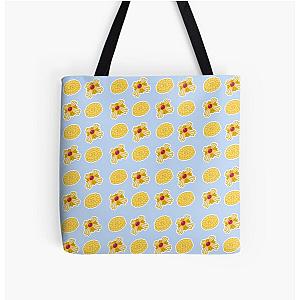 Ace Attorney Defense and Prosecutor Badge Pattern All Over Print Tote Bag