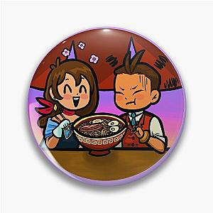 Ace Attorney: Trucy and Apollo eat Noodles! Pin