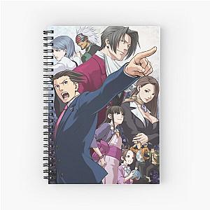 Ace Attorney Poster Spiral Notebook