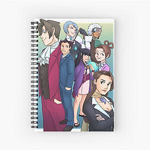 Ace Attorney Trilogy Poster Spiral Notebook