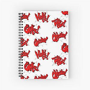 Ace Attorney Speech Bubbles Spiral Notebook