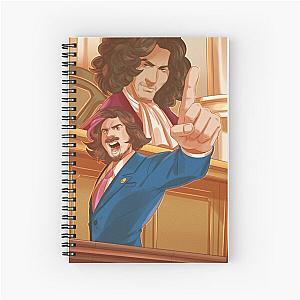 Game grumps- Ace attorney Spiral Notebook