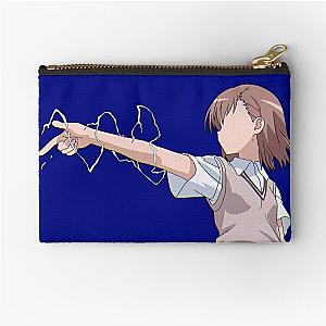 Misaka Mikoto Railgun - Glitchy Zipper Pouch