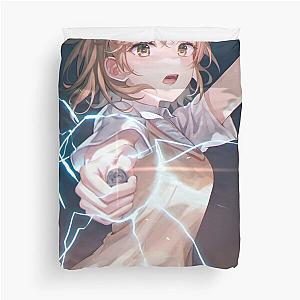 Misaka Mikoto A Certain Scientific Railgun Anime Waifu Duvet Cover