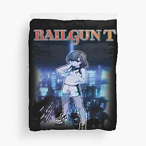 A Certain Scientific Railgun T ''UPSIDE DOWN'' V1 Duvet Cover