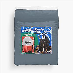 Action Bronson Merch Action Bronson Only for Dolphins Tee Fitted  Duvet Cover