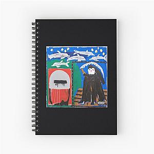 Action Bronson - Only for dolphins Art Print   	 Spiral Notebook