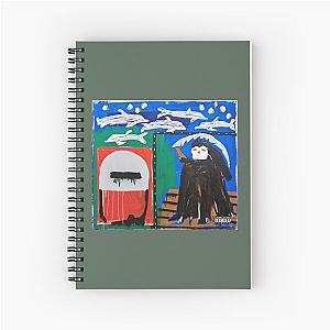 Action Bronson Merch Action Bronson Only for Dolphins Tee Fitted  Spiral Notebook