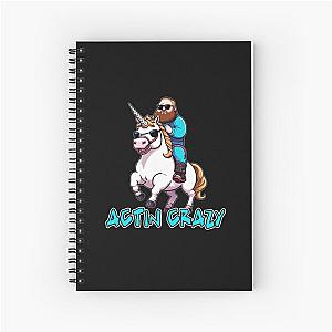 Action Bronson, Actin Crazy, Unicorn, Original Fan Art Spiral Notebook