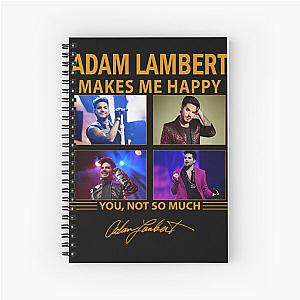 of ADAM LAMBERT  Spiral Notebook