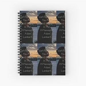 Aftermath Adam Lambert  Spiral Notebook