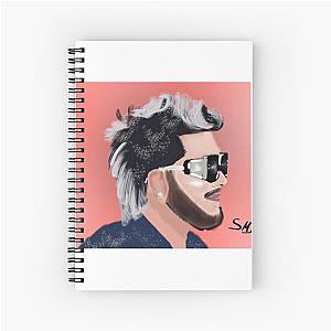 Adam Lambert Design Stone Wall Day Spiral Notebook