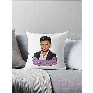 Adam Lambert banner Throw Pillow