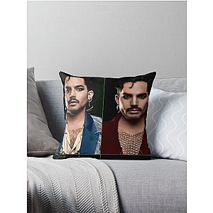 Rockstar Adam Lambert  Throw Pillow