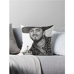 Adam Lambert Throw Pillow