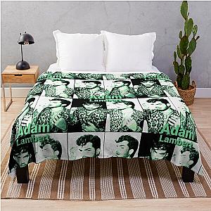 Hot in green Adam Lambert  Throw Blanket