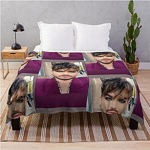 London Glam Adam Lambert  Throw Blanket