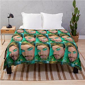 Mystical Unicorn Adam Lambert  Throw Blanket