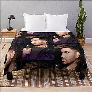 Glam Rock Adam Lambert  Throw Blanket