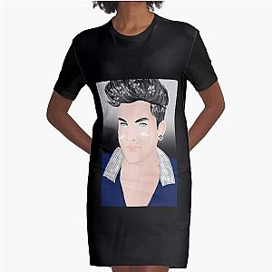 Adam Lambert Digital   Graphic T-Shirt Dress