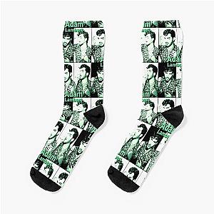 Hot in green Adam Lambert  Socks