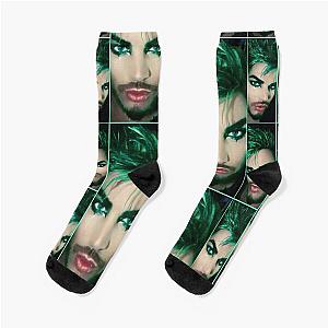 Gorgeous in green Adam Lambert  Socks