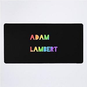 Adam Lambert rainbow   Desk Mat