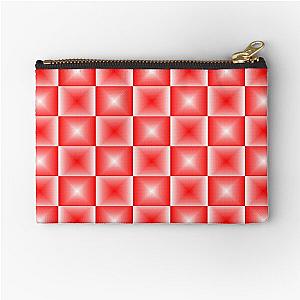 M5 - Red Square flash Pattern Zipper Pouch