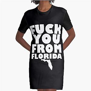A Day To Remember Fuck You From Florida   Graphic T-Shirt Dress