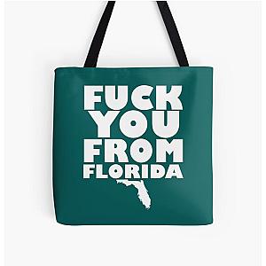 A Day To Remember Fuck You From Florida   All Over Print Tote Bag